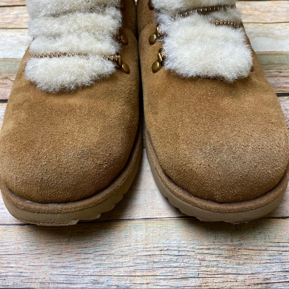 UGG Viki Suede and Shearling Waterproof Boot - Picture 10 of 10